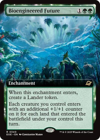 Bioengineered Future (Extended Art) (Edge of Eternities) Near Mint Foil