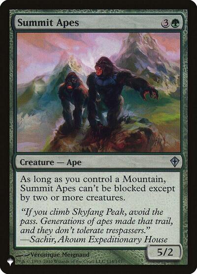 Summit Apes (The List) Near Mint