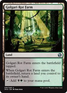 Golgari Rot Farm (Iconic Masters) Light Play