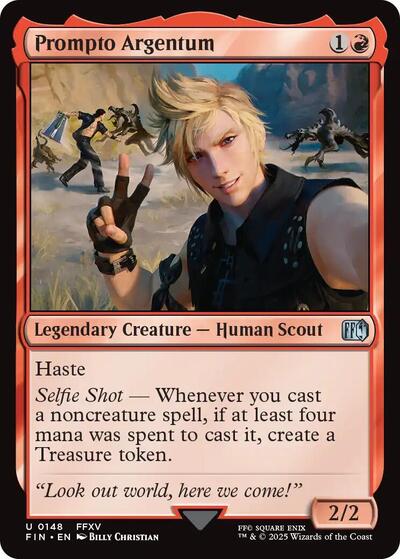 Prompto Argentum (Universes Beyond: FINAL FANTASY) Near Mint Foil