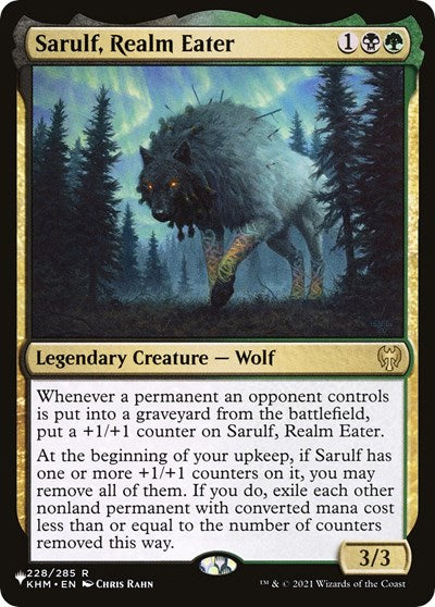 Sarulf, Realm Eater (The List) Near Mint