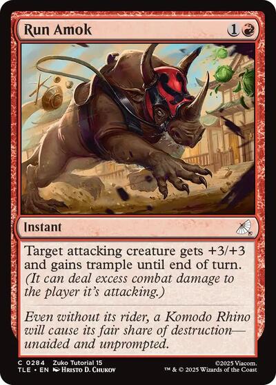 Run Amok (0284) (Avatar: The Last Airbender: Eternal-Legal) Near Mint