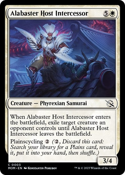 Alabaster Host Intercessor (March of the Machine) Near Mint Foil