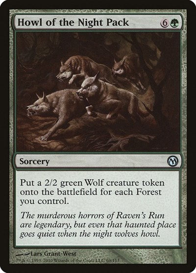 Howl of the Night Pack (Duels of the Planeswalkers) Light Play