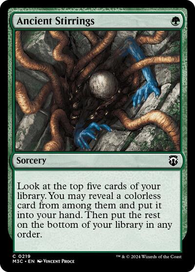 Ancient Stirrings (Commander: Modern Horizons 3) Near Mint