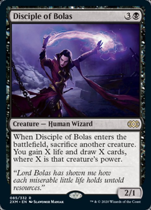 Disciple of Bolas (Double Masters) Light Play