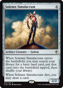 Solemn Simulacrum (Commander 2016 Edition) Light Play