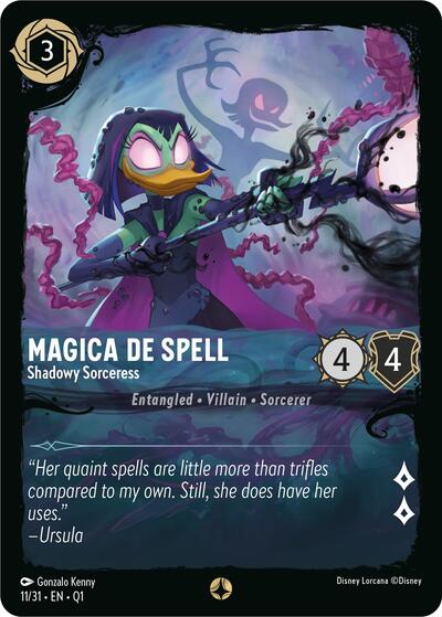 Magica De Spell - Shadowy Sorceress (Illumineer's Quest: Deep Trouble) Near Mint