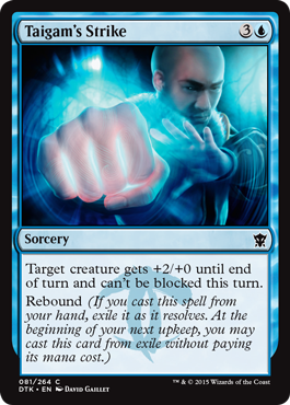 Taigam's Strike (Dragons of Tarkir) Light Play Foil
