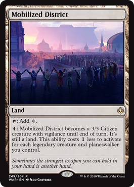 Mobilized District (War of the Spark) Near Mint Foil