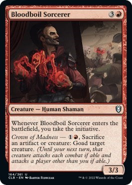 Bloodboil Sorcerer (Commander Legends: Battle for Baldur's Gate) Light Play Foil