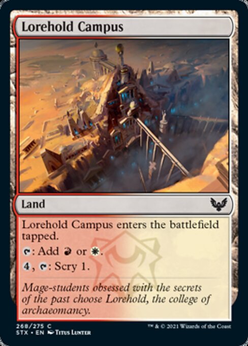 Lorehold Campus (Strixhaven) Light Play Foil