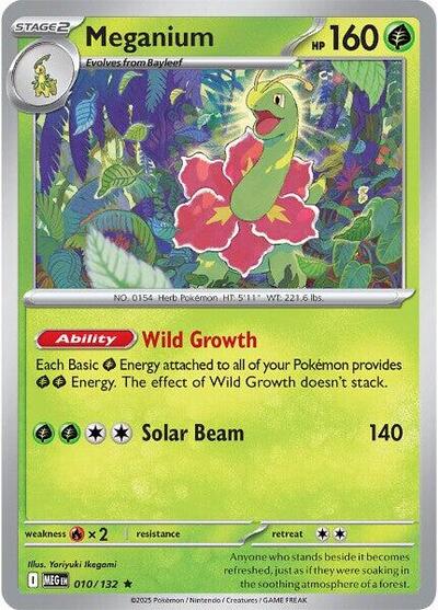 Meganium (ME01: Mega Evolution) Near Mint Holofoil