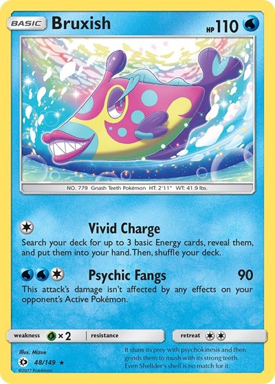 Bruxish (SM Base Set) Near Mint