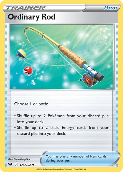 Ordinary Rod (SWSH01: Sword & Shield Base Set) Near Mint