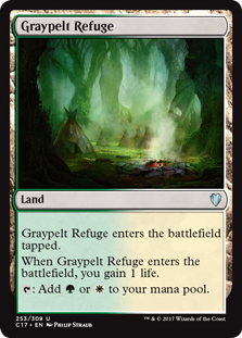 Graypelt Refuge (Commander 2017) Light Play