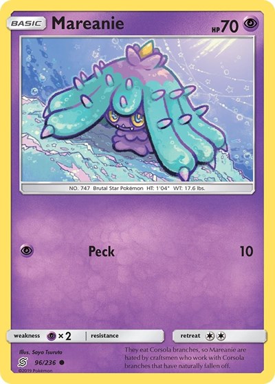 Mareanie (SM - Unified Minds) Near Mint Reverse Holofoil