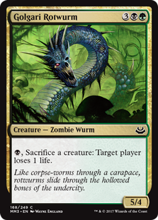 Golgari Rotwurm (Modern Masters 2017) Light Play Foil