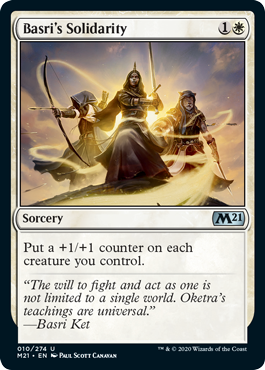 Basri's Solidarity (Magic 2021 Core Set) Near Mint Foil