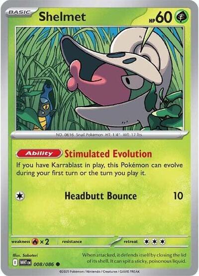 Shelmet (SV: White Flare) Near Mint