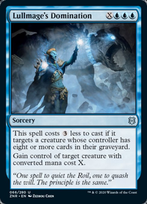 Lullmage's Domination (Zendikar Rising) Light Play Foil