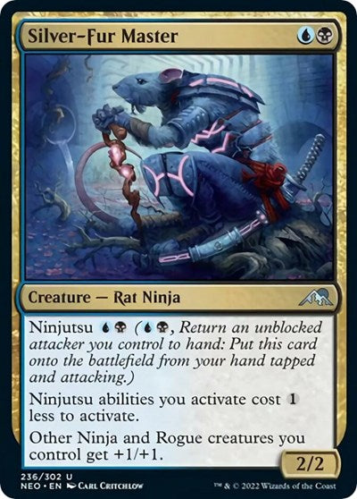 Silver-Fur Master (Kamigawa: Neon Dynasty) Light Play