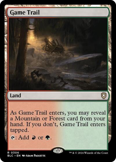 Game Trail (Commander: Bloomburrow) Light Play