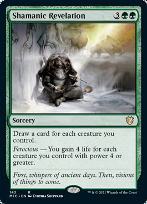 Shamanic Revelation (Commander 2021 Midnight Hunt) Light Play