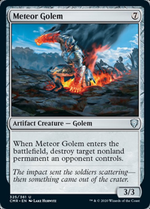 Meteor Golem (Commander Legends) Near Mint Foil