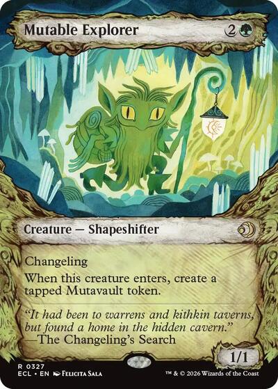 Mutable Explorer (Showcase) (Lorwyn Eclipsed) Near Mint