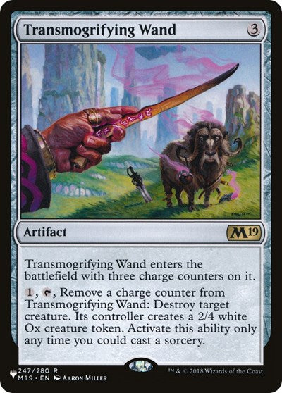 Transmogrifying Wand (The List) Light Play