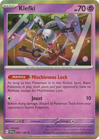 Klefki (Scarlet and Violet: Base Set) Near Mint Reverse Holofoil