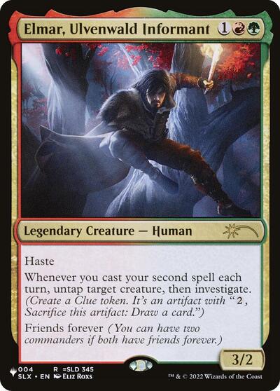 Elmar, Ulvenwald Informant (The List) Near Mint