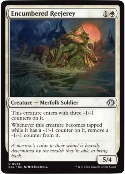 Encumbered Reejerey (Lorwyn Eclipsed) Near Mint Foil