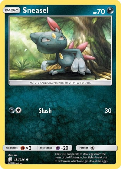 Sneasel (SM - Unified Minds) Near Mint Reverse Holofoil