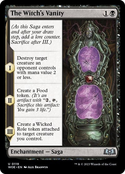The Witch's Vanity (Wilds of Eldraine) Near Mint Foil