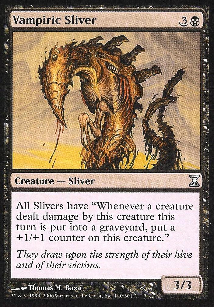 Vampiric Sliver (Time Spiral) Light Play