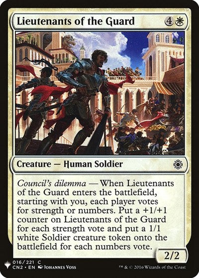 Lieutenants of the Guard (Mystery Booster) Light Play
