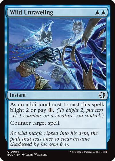 Wild Unraveling (Lorwyn Eclipsed) Near Mint