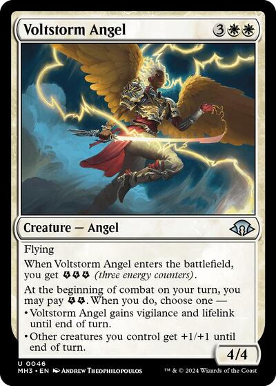 Voltstorm Angel (Modern Horizons 3) Light Play Foil