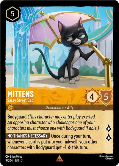 Mittens - Sassy Street Cat (Archazia's Island) Near Mint