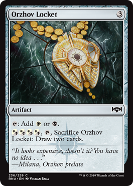 Orzhov Locket (Ravnica Allegiance) Light Play