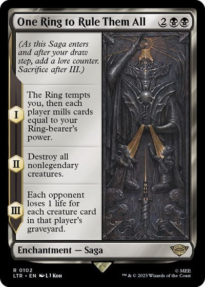 One Ring to Rule Them All (Universes Beyond: The Lord of the Rings: Tales of Middle-earth) Light Play