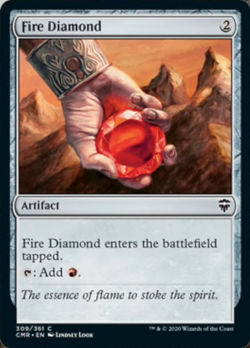 Fire Diamond (Commander Legends) Light Play