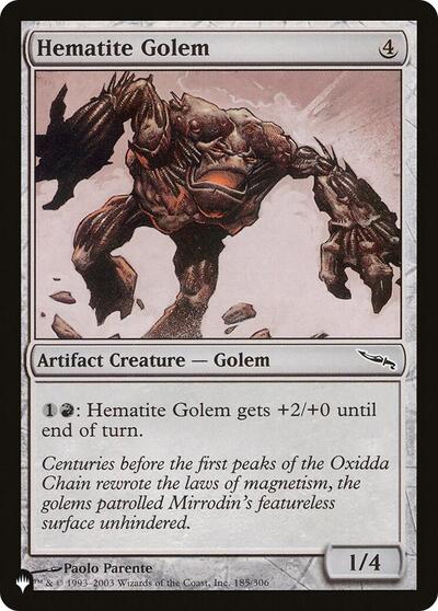 Hematite Golem (The List) Near Mint