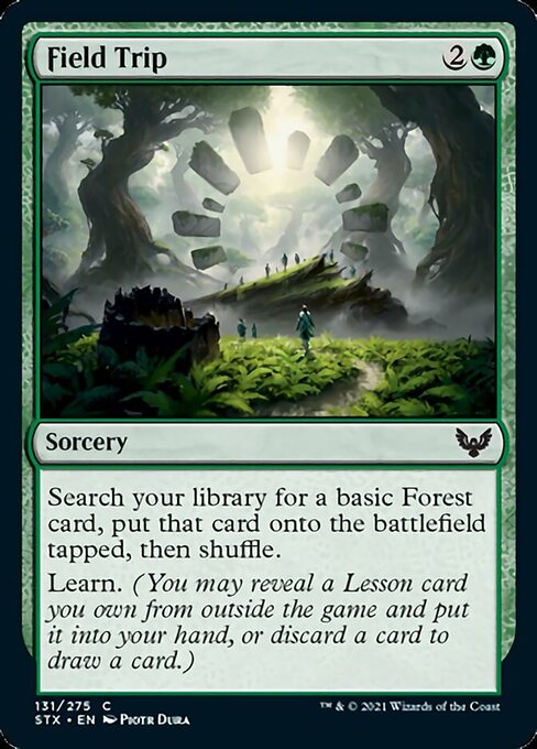 Field Trip (Strixhaven) Near Mint Foil