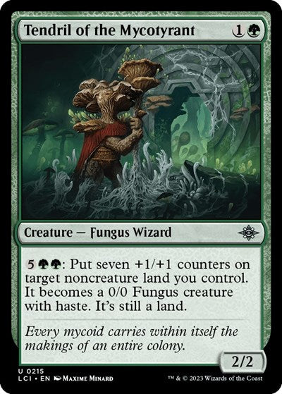 Tendril of the Mycotyrant (The Lost Caverns of Ixalan) Light Play Foil