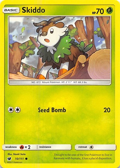 Skiddo (SM - Crimson Invasion) Near Mint