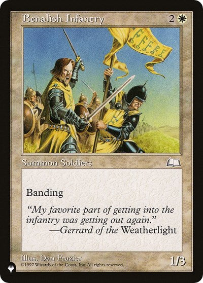 Benalish Infantry (The List) Light Play