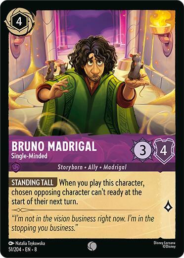 Bruno Madrigal - Single-Minded (Reign of Jafar) Near Mint